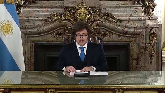 Cadena Nacional de Javier Milei para anunciar la reforma de la Carta Orgánica del Banco Central