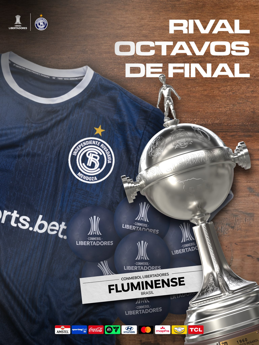 Independiente Rivadavia ya conoce su rival de octavos de final en la Copa Libertadores: Fluminense. Independiente Rivadavia ya conoce su rival de octavos de final en la Copa Libertadores: Fluminense. 
