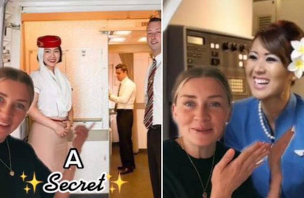 Kat Kamalani, una azafata tiktoker, grabó un video revelando algunos secretos de su profesión que sorprendieron a los usuarios de las redes sociales. Foto: Captura TikTok