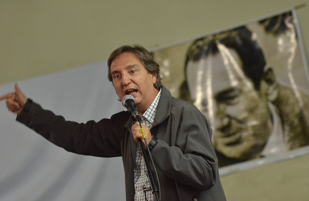 SAN RAFAEL 21 DE DICIEMBRE DE 2018EMIR FELIXEMIR FELIX DURANTE EL ACTO DE CAMBIO DE AUTORIDADES DEL CONCEJO PERONISTA DE SAN RAFAEL JUNTO A GUILLERMO CARMONA