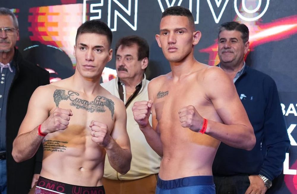 Maximiliano Segura y al venezolano Kelvinyer Salazar. El viernes se enfrentarán por el título superligero Feconsur del Consejo Mundial de Boxeo (CMB)