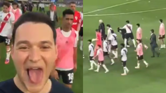 Uriel Hamra, el hincha de Boca agredido por Salas tras la finalización del Superclásico