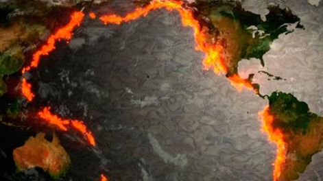 ¿Qué es el cinturón de fuego del Pacífico? (Imagen ilustrativa / Web)