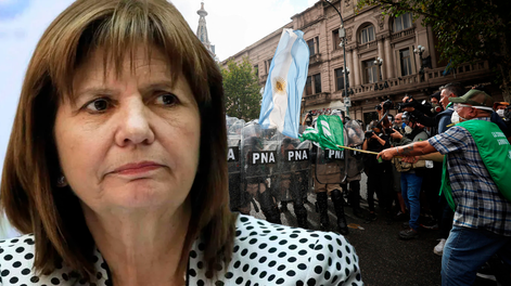 La cartera que lidera Bullrich seguirá de cerca cada paso de la protesta, incluida la desconcentración.&nbsp;
