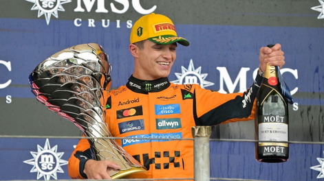 Lando Norris se quedó con el GP de Brasil