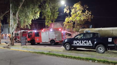 Los Andes | incendio destruyó la casa de una familia y asistieron a una menor por una crisis