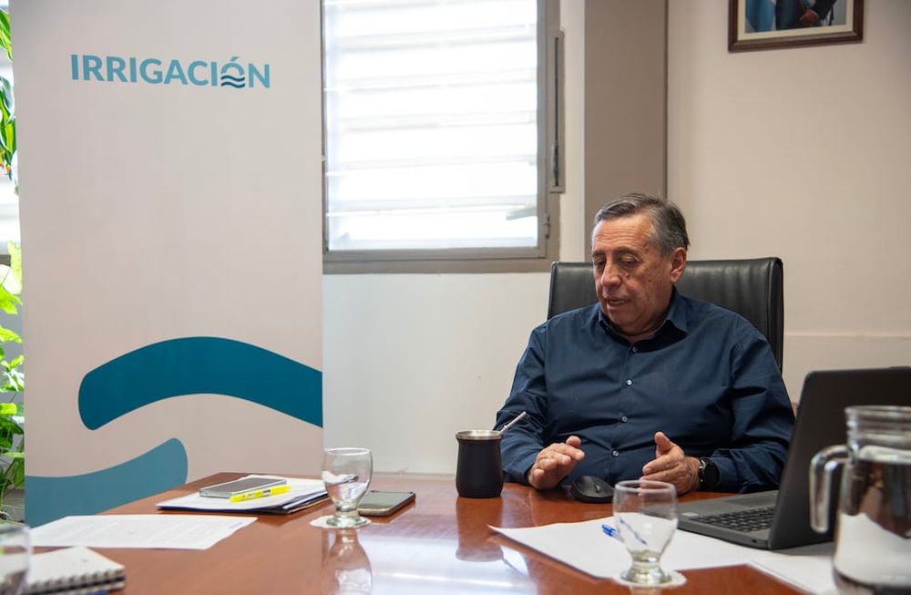 Sergio Marinelli, superintendente de Irrigación. Foto: Prensa Irrigación