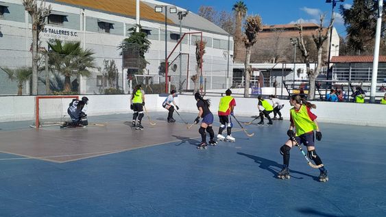 Hockey Patín. Las preseleccionadas hicieron un gran trabajo en la pista del Club Andes Talleres
