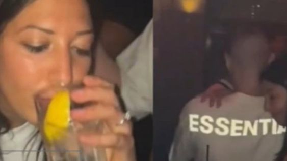 La futura novia, en una discoteca australiana.