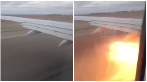 La explosión de un motor de un vuelo de Aerolíneas Argentinas obligó a cerrar el aeropuerto de Trelew