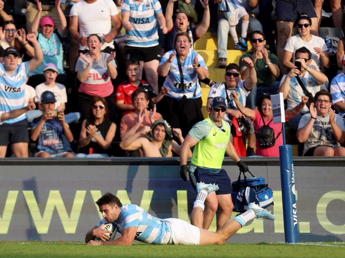 Goleada histórica de Los Pumas ante Australia, por la cuarta fecha del Rugby Championship, en el estadio de Colón de Santa Fe./ Gentileza.
