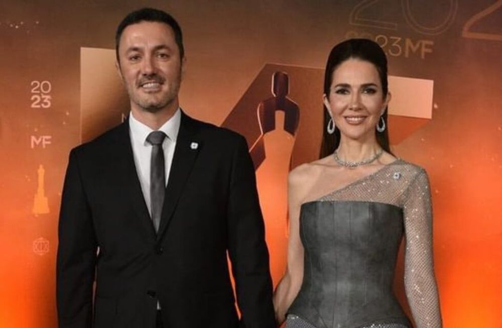 La periodista y el precandidato a vicepresidente vivieron a pleno la gala de los Martín Fierro