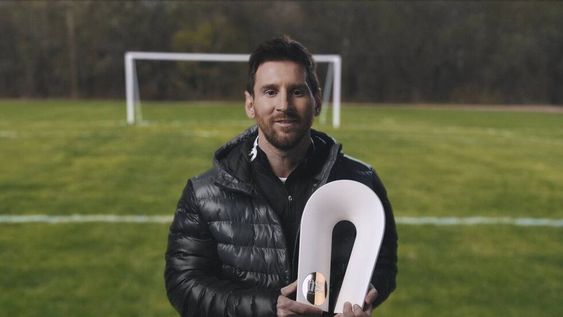 Lionel Messi Campeón de la Paz 2020 por Peace & Sport./Gentileza