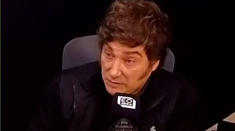 El presidente Javier Milei en radio El Observador