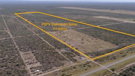 El Parque Solar Calicanto se emplaza en un terreno de 71,9 hectáreas en el departamento Belgrano, provincia de San Luis.&nbsp;