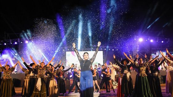 El municipio ya había decidido no hacer fiesta sino un acto, por los daños del granizo y las heladas. Foto: Mariana Villa / Archivo Los Andes