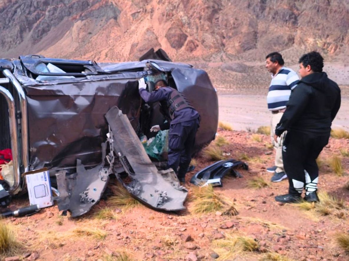 Accidente vial en Uspallata.