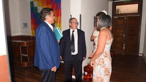 Víctor Ibáñez en el INAI. Gentileza
