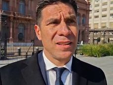 Facundo Correa Llano, uno de los diputados de La Libertad Avanza que escucharon al presidente Javier Milei en la Casa Rosada.