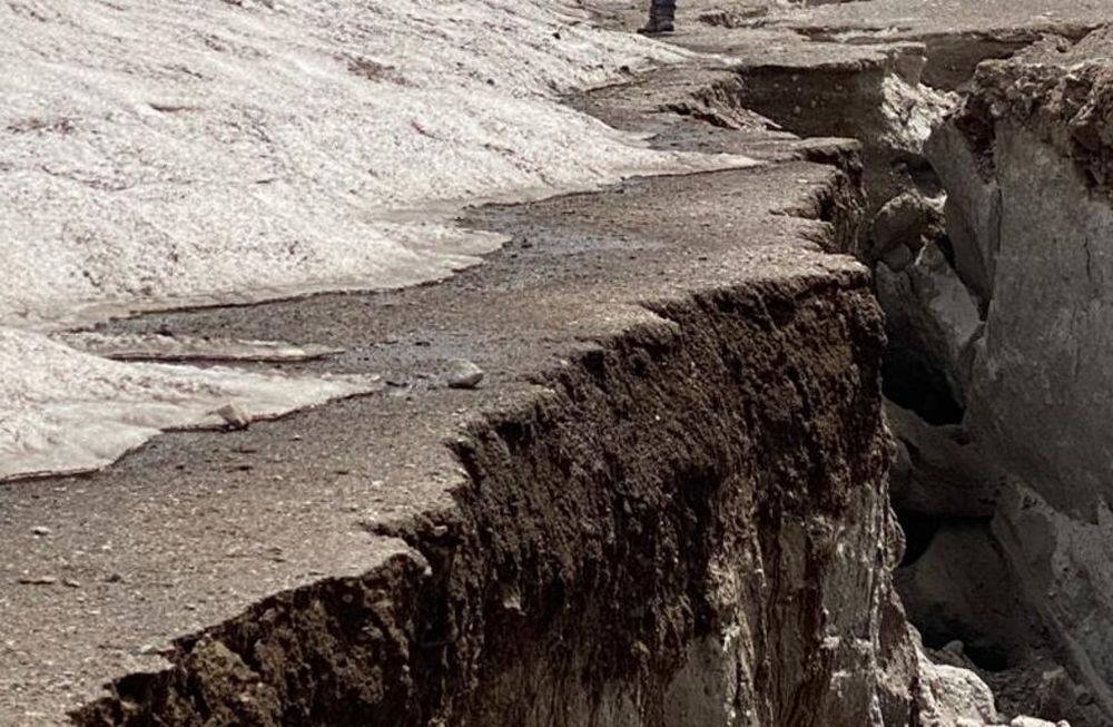 Así quedó el camino a la Laguna del Diamante tras el invierno