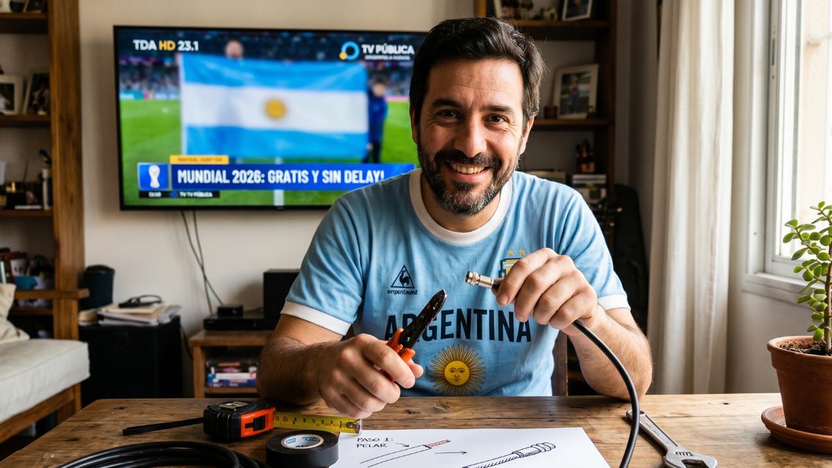Cómo hacer una antena casera con cable coaxial para ver el M