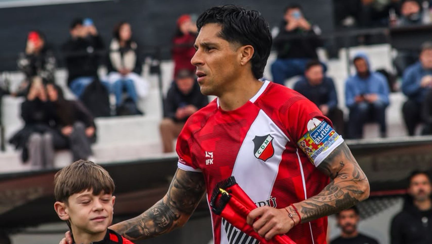 Enzo Pérez, capitán del Deportivo Maipú