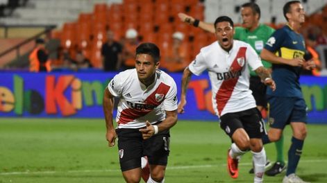 River venció a Boca por 2-0 y se consagró campeón del Supercopa Argentina 2017 en Mendoza. El partido se jugó el 14 de marzo e 2018. / CLAUDIO GUTIÉRREZ.