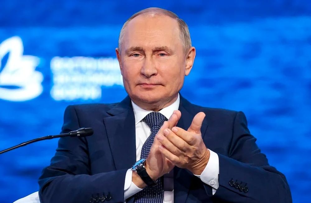 Vladimir Putin, presidente de Rusia en el VII Foro Económico Oriental en Vladivostok.