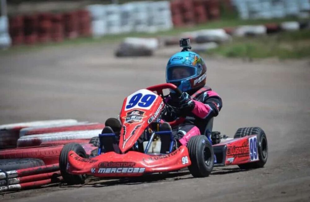 La pasión de Catalina, la nueva campeona de Karting en San Luis
