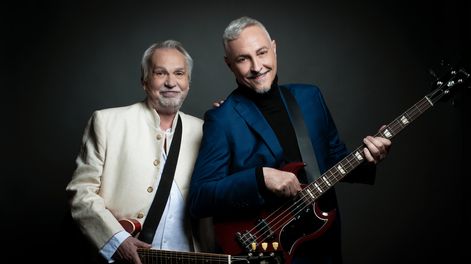 David Lebón y Pedro Aznar. Foto: Machado Cicala.