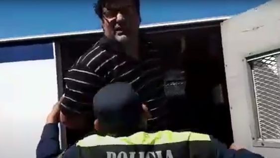Video: el día que detuvieron a Juan Ameri por un escrache contra Mauricio Macri