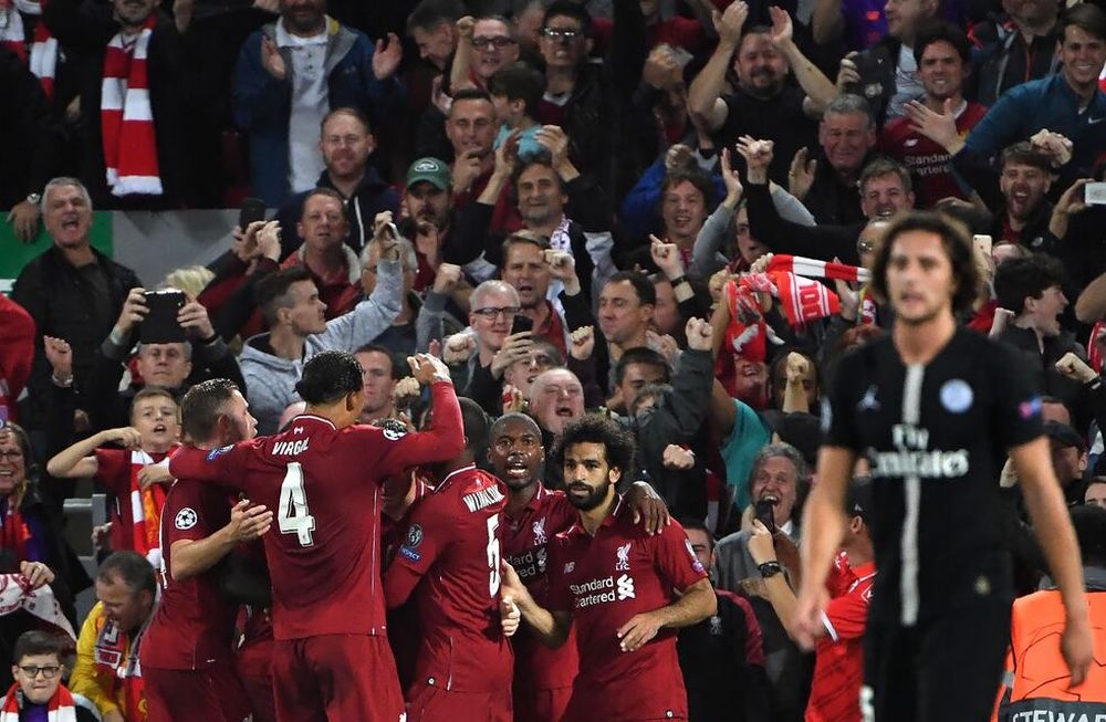 El Liverpool arrancó con el pie derecho ante el poderoso PSG