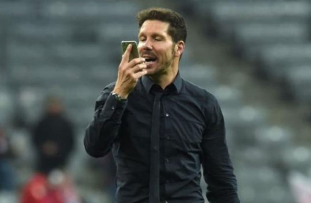 Simeone reconoció la veracidad de su audio pero dice que elegiría a Messi