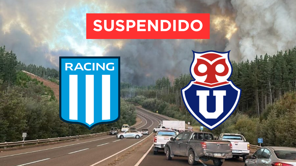 El amistoso entre Racing vs Universidad de Chile fue suspendido.