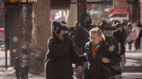 Los Andes | Vuelve la alerta por viento Zonda para el sur y oeste de Mendoza. Foto: Los Andes