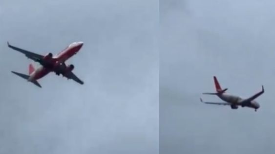El jueves 29 de agosto un avión de Jeju Air, una aerolínea surcoreana, abortó su aterrizaje en el aeropuerto de Fukuoka, en Japón, debido a los fuertes vientos del tifón Shanshan.