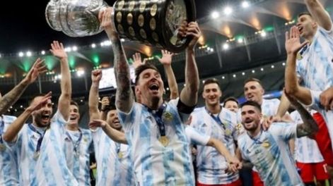 La Selección Argentina de Leo Messi, campeona de América.