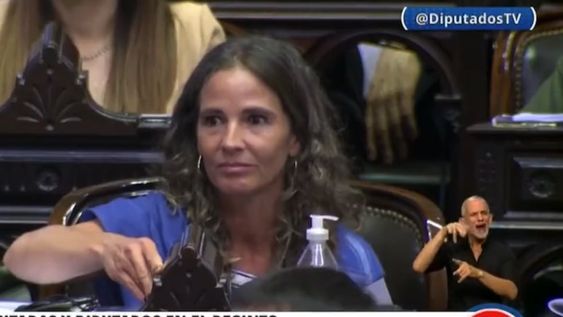 La diputada del Pro Victoria Morales Gorleri se quejó del nuevo sistema de votación y le respondió de forma chistosa a Sergio Massa.