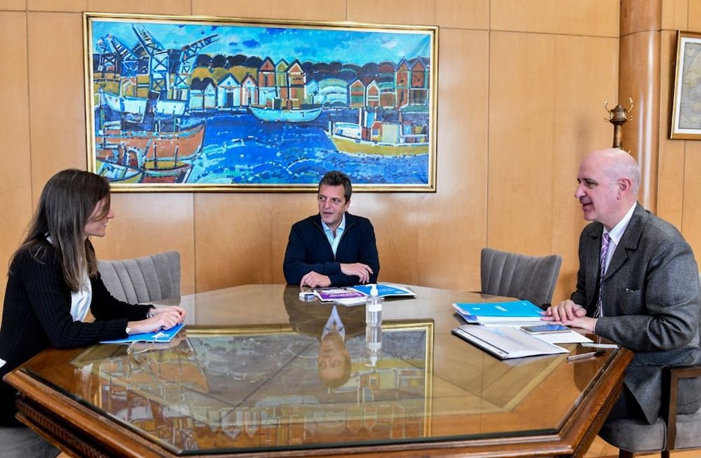 Sergio Massa y Fernanda Raverta.