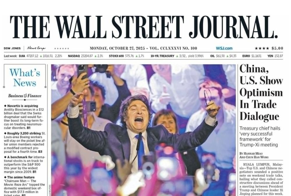 El triunfo de LLA en The Wall Street Journal (27/10/25)