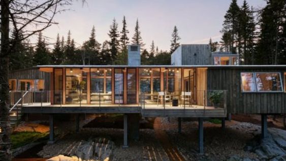 Arquitectura en forma de vocal: Una estructura integrada a la naturaleza