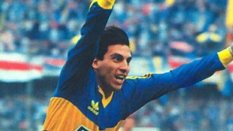 Graciani brilló en Boca durante la década del 80. / archivo