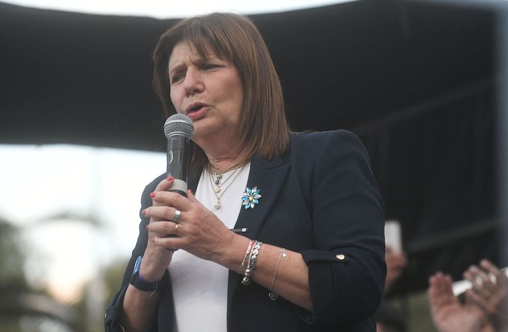 La ministra de Seguridad, Patricia Bullrich -  Foto: José Gutiérrez / Los Andes