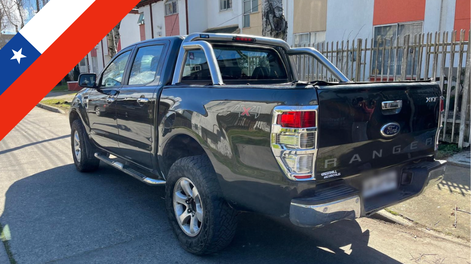 Ford Ranger usada a la venta en Chile.