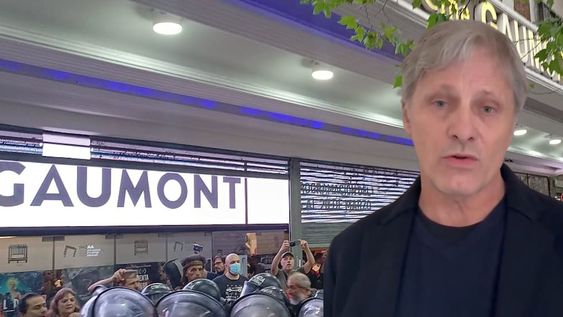 Viggo Mortensen se sumó al reclamo con un enérgico mensaje en defensa del cine como elemento fundamental de la identidad cultural del país