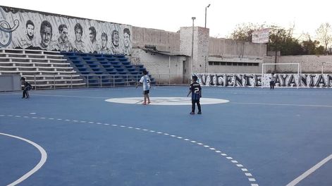 Atlético Argentino tiene su playón deportivo