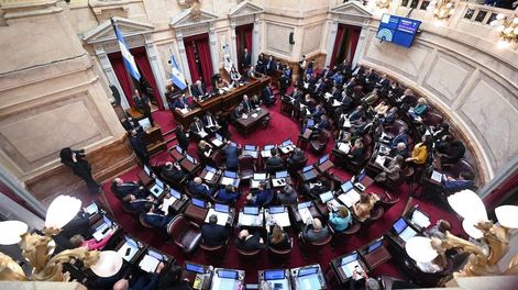 Los Andes | La vicepresidenta Cristina Kirchner se retiró del recinto a los pocos minutos de abrir la sesión (Foto: Comunicación Senado)