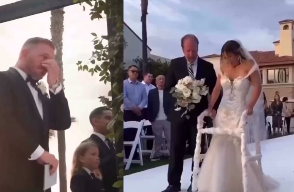 Después de mi accidente, no estaba segura de si algún día encontraría a alguien que realmente me amara por completo, confesó la joven a su pareja. Foto: Captura video