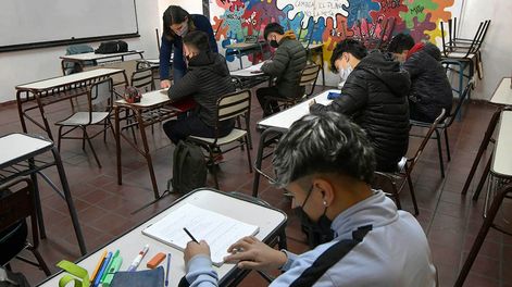 Los Andes | Desde mañana comienza la etapa de acompañamiento de trayectorias débiles de alumnos de gestión estatal y privada.Foto: Orlando Pelichotti