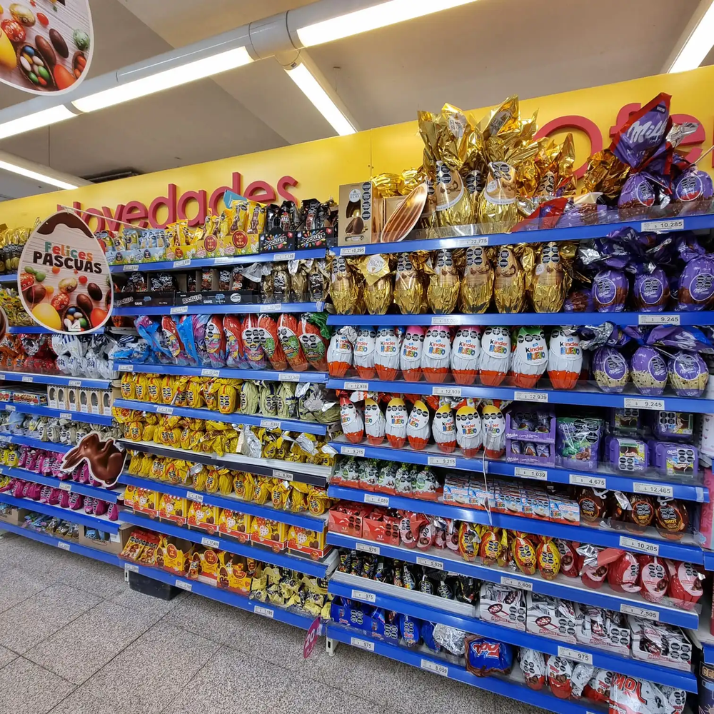 Los huevos de pascua también registraron un aumento este año
